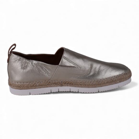 Gentle Souls by Kenneth Cole Metallic Leather Sporty Slip-Ons – Women’s 7.5 - Picture 3 of 8